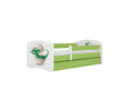 Green baby cot without drawer with 160/80 mattress PVQO41954