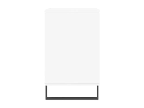 White Shoe Cabinet 102x36x60 Engineered Wood NJDM82449