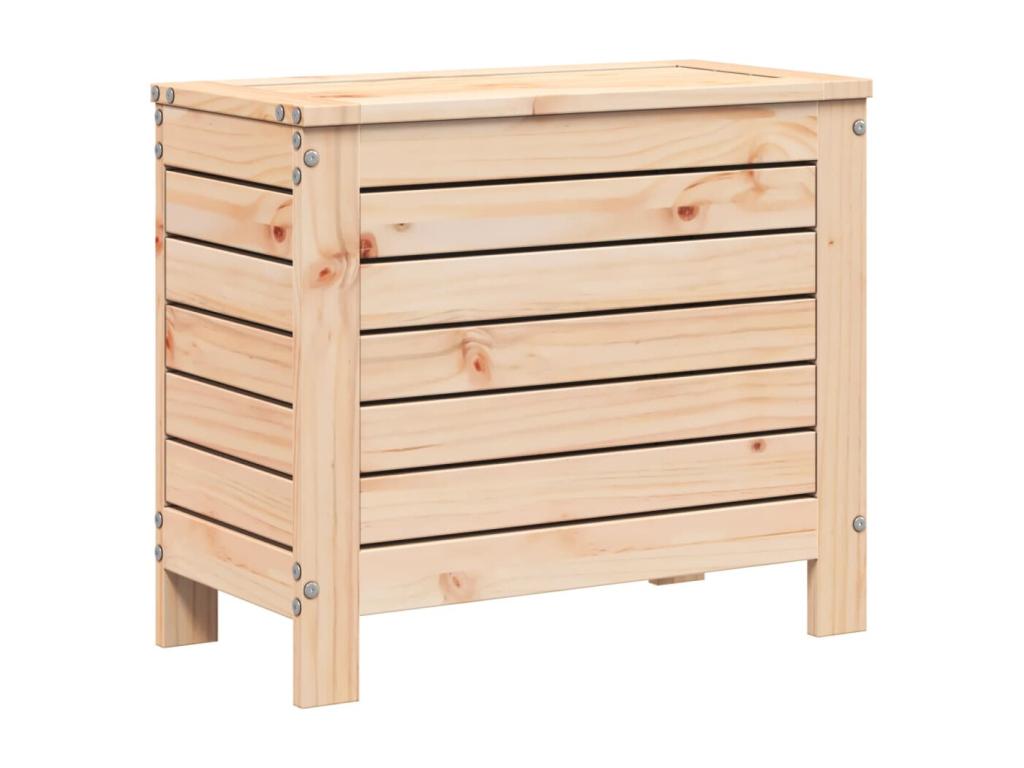 Garden footrest 62x31.5x52 solid pine wood OGAC12724