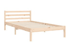 Bed frame without mattress 100x200 cm solid wood KDUG76510