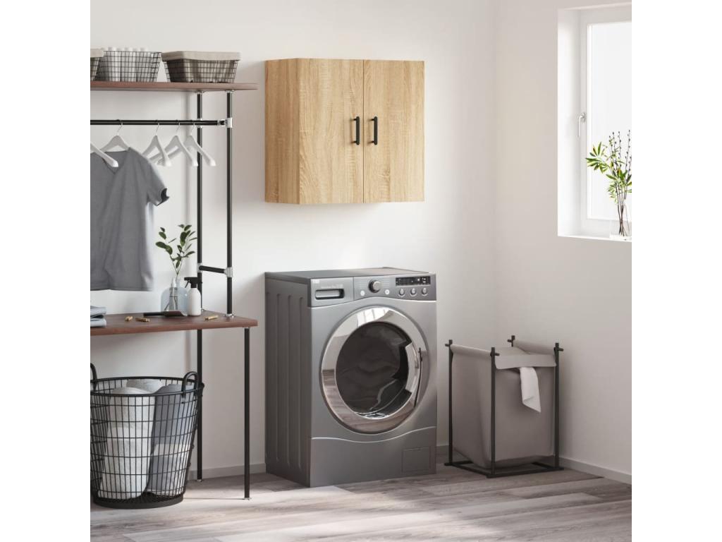 Oak wall cabinet 60x31x60 engineered wood XXMR66410