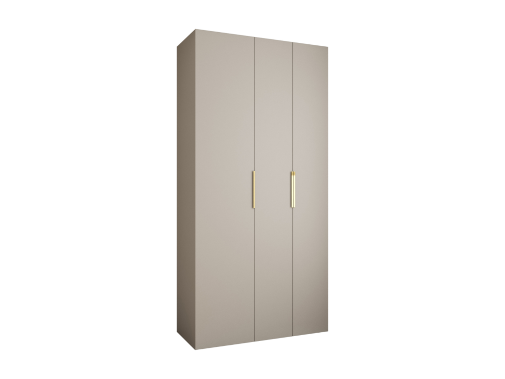 Hinged door wardrobe 4 245.5/120/40 3 doors cashmere/gold KYLK67009