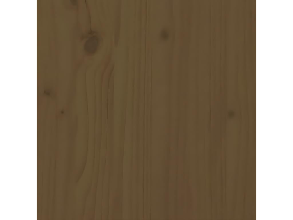 Desk with drawers, Honey brown, 100x50x78 cm, Solid pine wood, QUMF43132