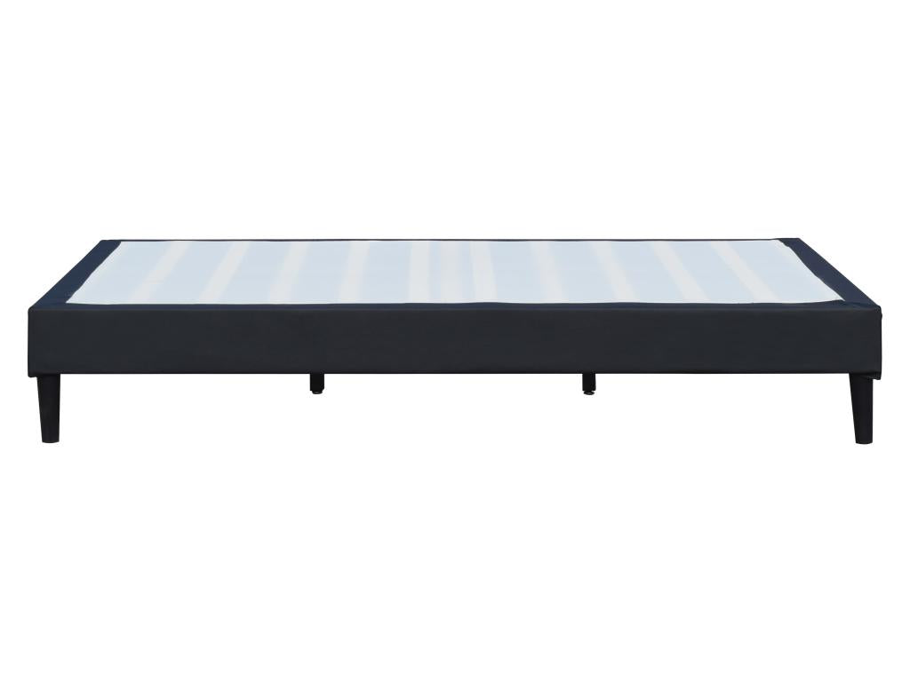 90x190 cm black removable bed base with 20 cm legs and 13 PVC cover JWWH02758