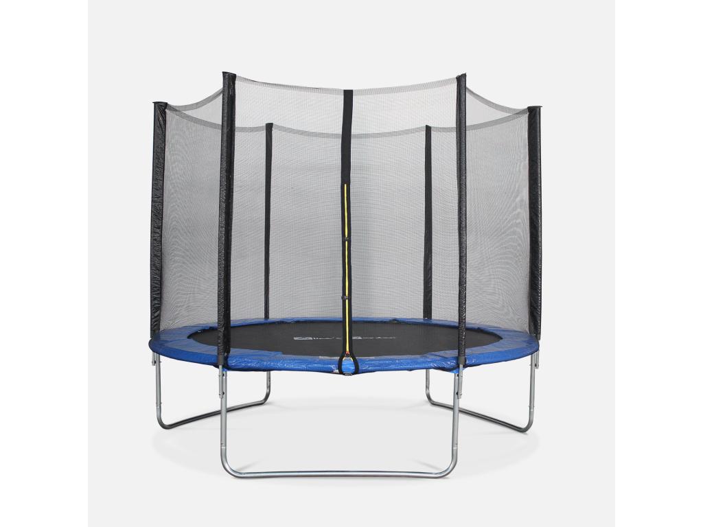 Round 305cm blue trampoline with safety net - Boisona - 3m 300cm garden trampoline - Boisona quality. - EU standards. FLBK64775