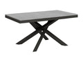 Extendable table 90x160/264 cm Concrete Grey Anthracite frame RFHK88097