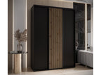 1 Sliding Door Wardrobe 235.2/170/45 3 Doors Black/Black FIHT80799