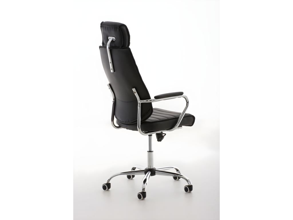 Black office chair 59x57x128 cm bur10001 KUOJ32195