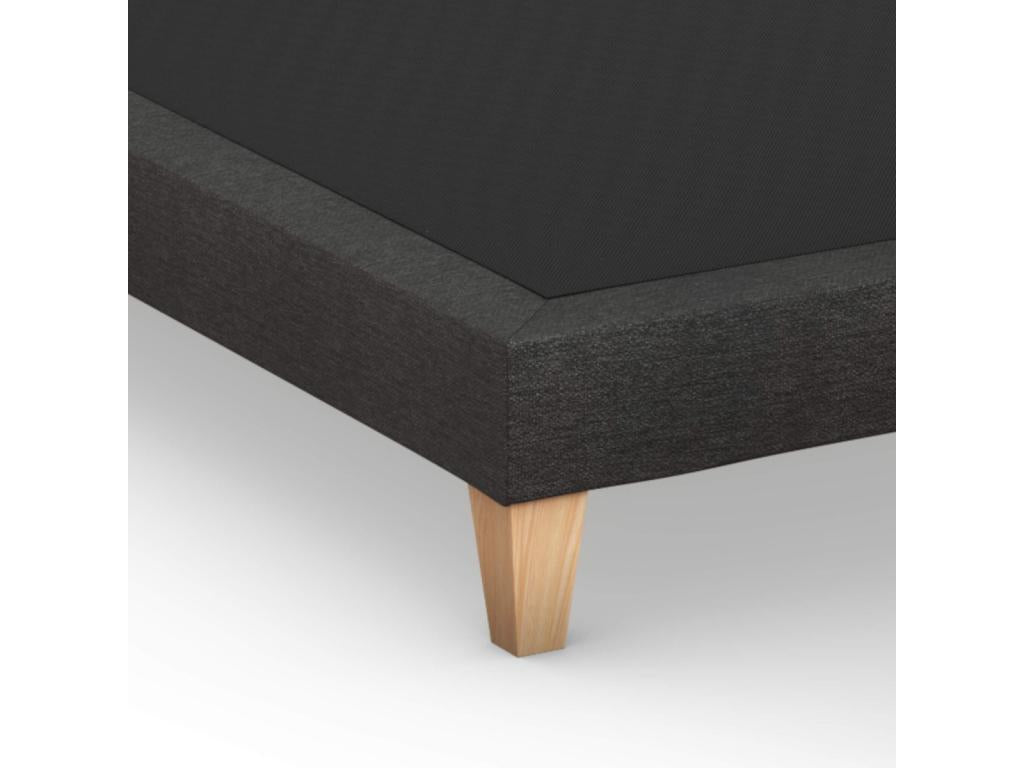 Upholstered bed base, dark night - 100x200 KMIQ91025