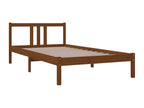 Bed frame without mattress, honey brown, solid wood, 100x200 cm, FAVO05492