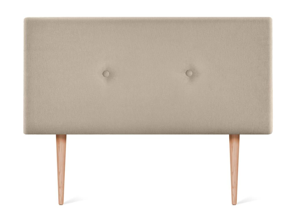 Boisona Smooth Fabric Headboard with Buttons 95x105cm with Legs for 90cm Beds - Boisona CHBI71038