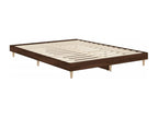 Bed frame without mattress, brown oak, 140x190 cm, WMIS16994