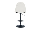 Bar stool x1, white metal, 47x56x58 cm, 10 0004819 LVYU71072