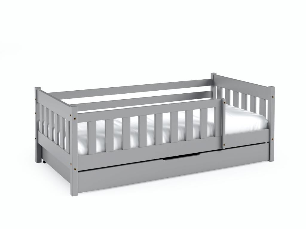 Boisona Children's Single Bed 86x198x59 80x190 Cm Gray URVP92108
