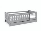 Boisona Children's Single Bed 86x198x59 80x190 Cm Gray URVP92108