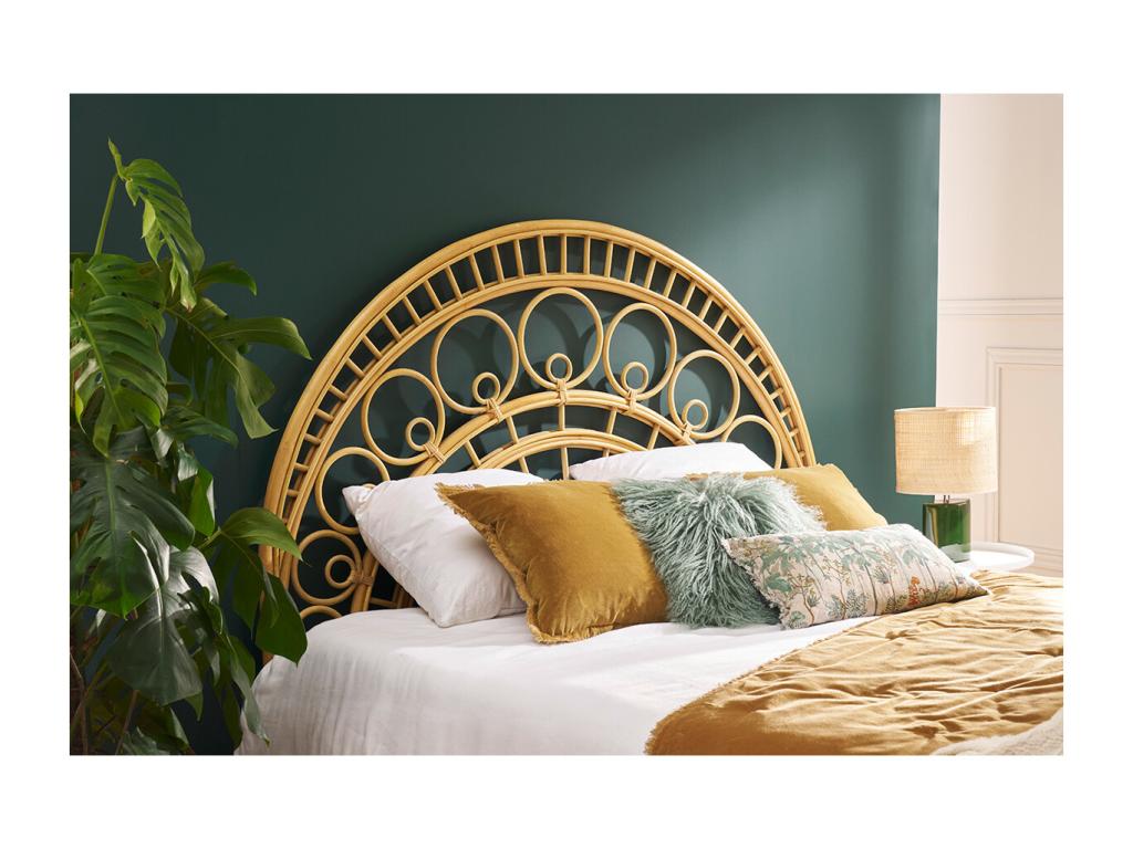 Boisona VCOM45788 Natural Rattan Decorative Headboard, 160cm Wide