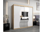 Boisona Sliding Door Wardrobe 200/200/62 2 Doors Boisona/White ZUSA97049