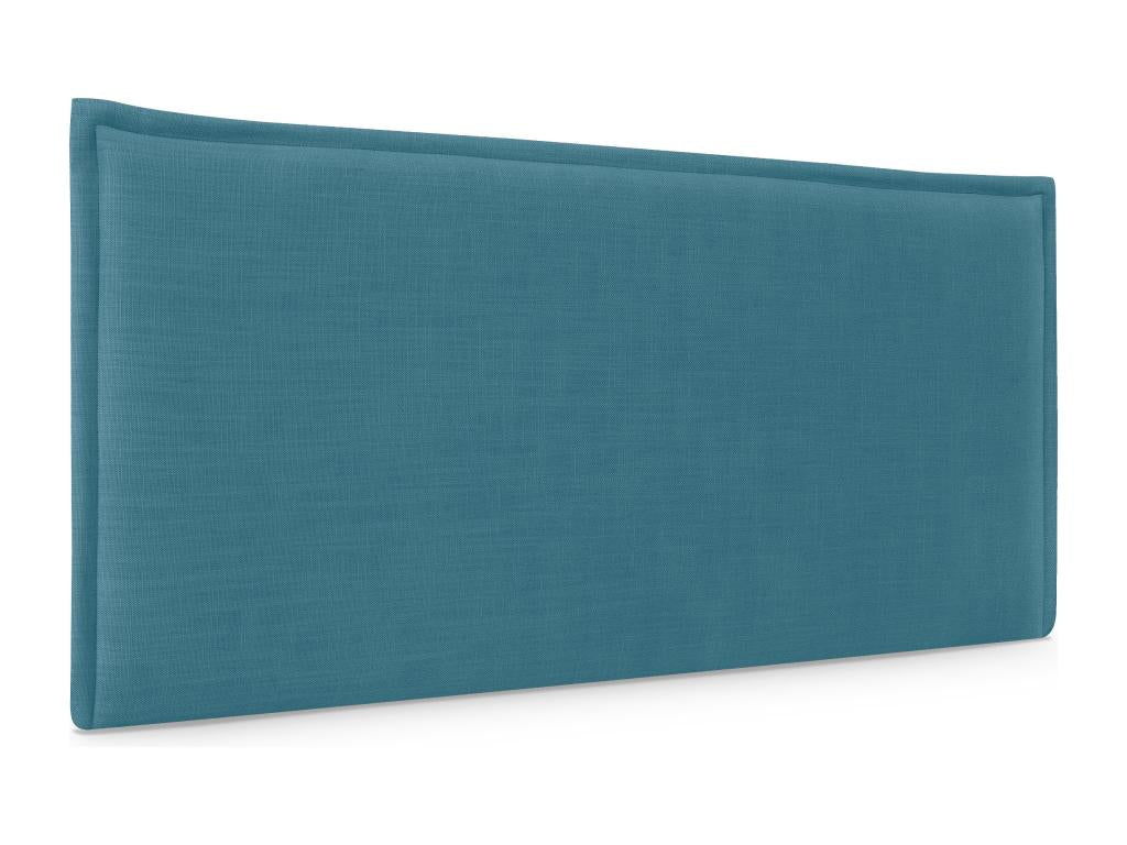 Elariva Smooth Natural Linen Headboard with Padding 95x50cm 90cm Beds - Turquoise BPCI67979