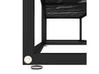 Black Marble TV Stand 160x40x40.5 cm Tempered Glass ABIF96001