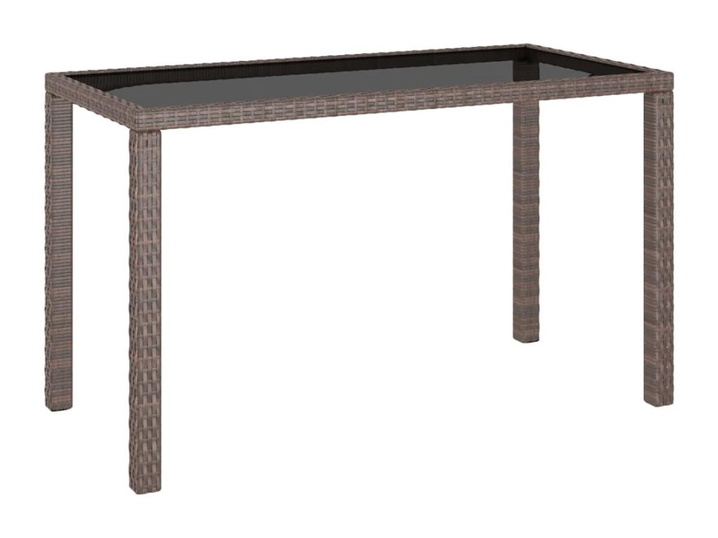 Outdoor dining set with cushions, 6 pieces, woven resin, MRBW77741