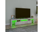 TV stand with LED lighting, concrete grey, 200x36.5x40 cm, TKWQ27729