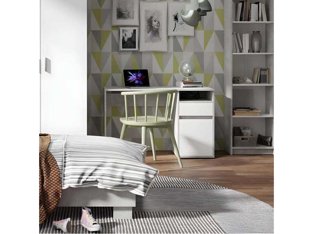 Lysvia YAPS45045 Desk with 1 Drawer and 1 Door