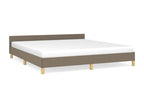 Bed frame with headboard 160x200 cm Fabric AKAF93402