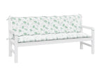 2-piece garden bench cushions with leaf pattern fabric by Elariva VUZN69403