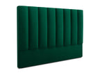 Elariva - 160x120cm Bottle Green Velvet Headboard - 160x8x120cm GDJA07175
