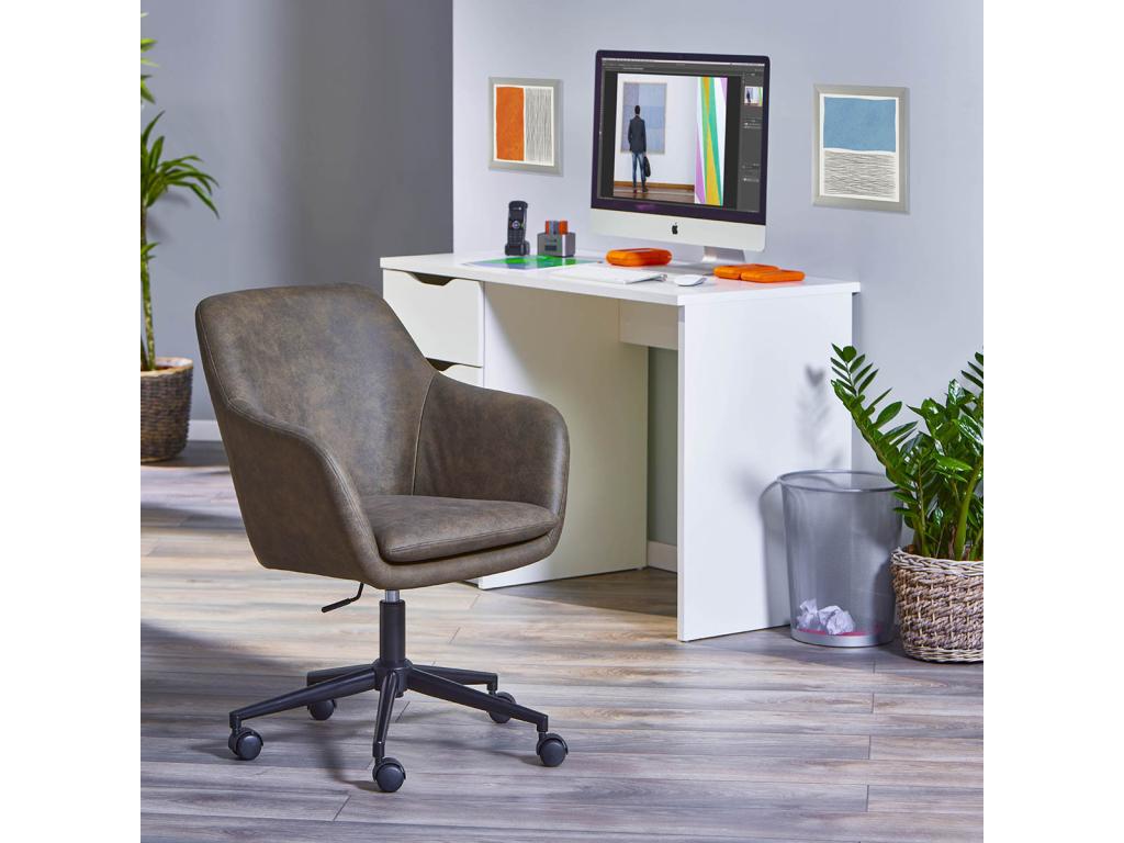 Elariva - Office Chair in Khaki Fabric NGLX46505