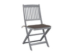 Elariva JBQM63325 Outdoor Folding Chairs, Set of 2 with Cushions