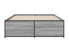 Bed frame without mattress Boisona gray 135x190 cm DHOK30969