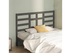 Grey Headboard 166x4x104 cm Solid Pine Wood WONJ00135