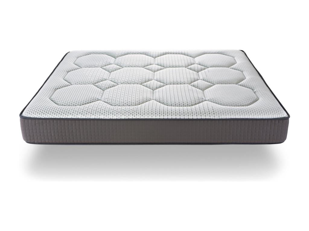 Mattress 135x190 cm, 22 cm thick - Memory foam - High adaptability - Firm and elegant - 2 sides Summer/Winter LLND21275