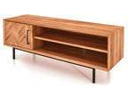 Elariva - TV unit with doors in natural oiled beech heartwood VRVJ21338