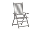 Elariva GCMT53153 Wooden Reclining Garden Chairs, Set of 3 with Cushions