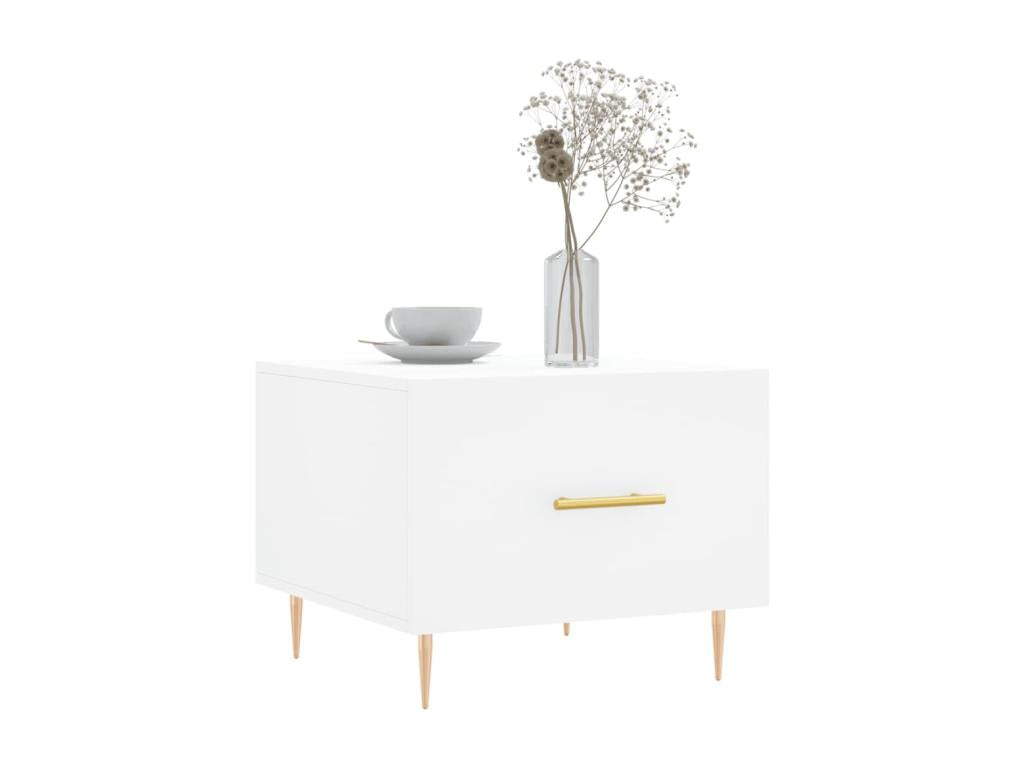 Coffee tables, 2 pcs, white, 50x50x40 cm, engineered wood, TKBI99911