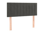 LED Headboard Dark Grey 80x5x78/88 cm Velvet YMBN33941