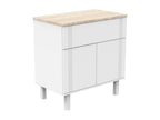Chest of drawers with 2 doors and 1 drawer - White LFHW49042