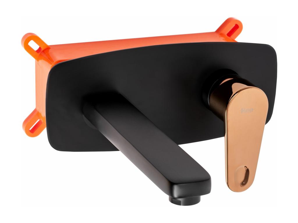 Elariva KEEG30095 Mild Black/Rose Gold Concealed Faucet