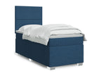 Bed base with mattress, blue, 80x200 cm, fabric, VJBV68158