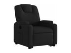 Black fabric reclining armchair WNWR40655