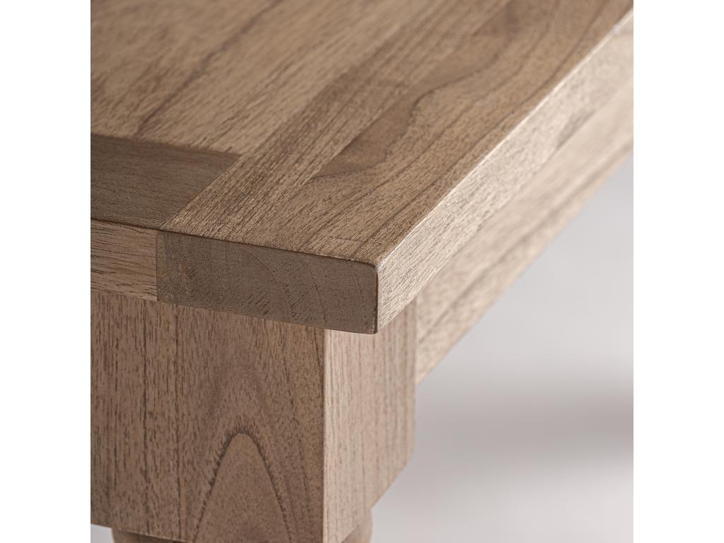 Brown wood living room table 180x90x76 cm GKKR55834