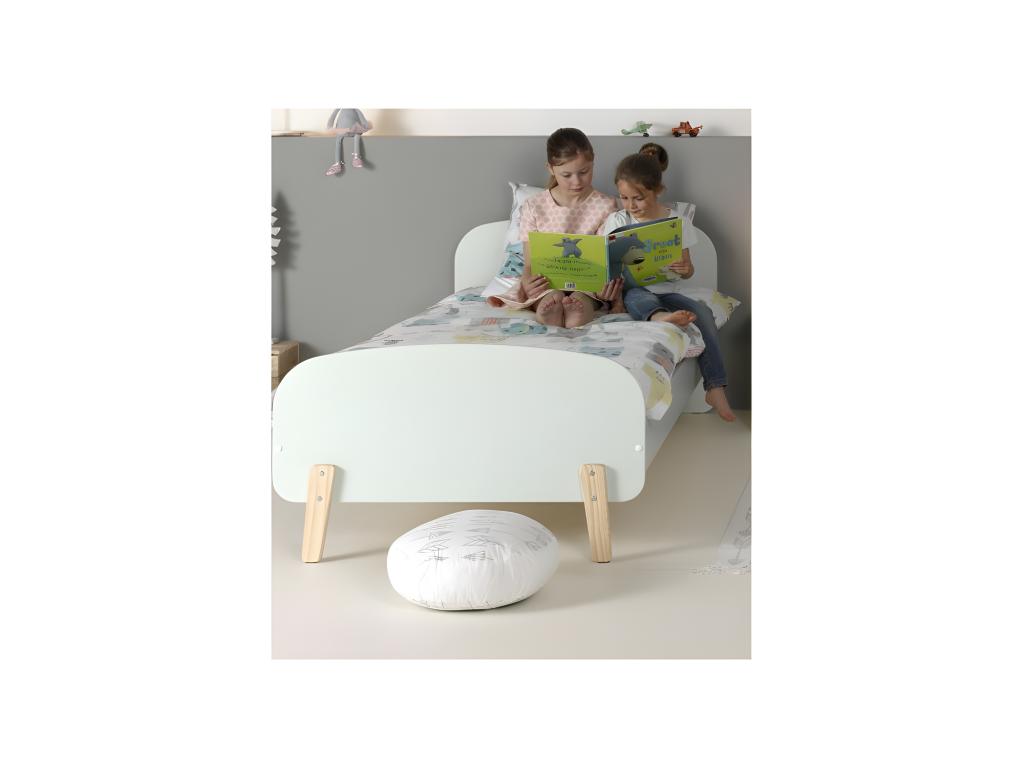 Children's Bed K1 90x200 - Slatted base included GREEN Delivered with slatted base JSZG53622