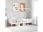 Children's bed frame in the shape of a house, 90x190cm, solid pine wood, SDSY70643