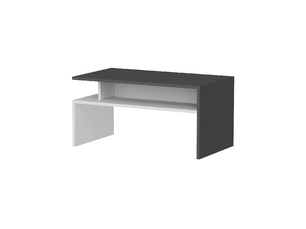 Boisona coffee table 90x50x43 cm White and anthracite ORRR34530