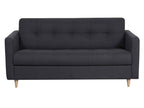 3-seater express convertible sofa in fabric - Anthracite KXMY03647