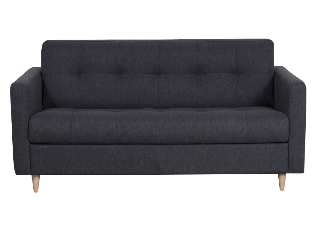 3-seater express convertible sofa in fabric - Anthracite KXMY03647