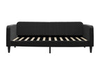 Daybed with pull-out bed and drawers, mattress not included, black, 100x200cm PXFA72701