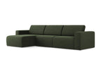 Modular corner sofa, left-hand facing, in olive - Elariva PFTS58088